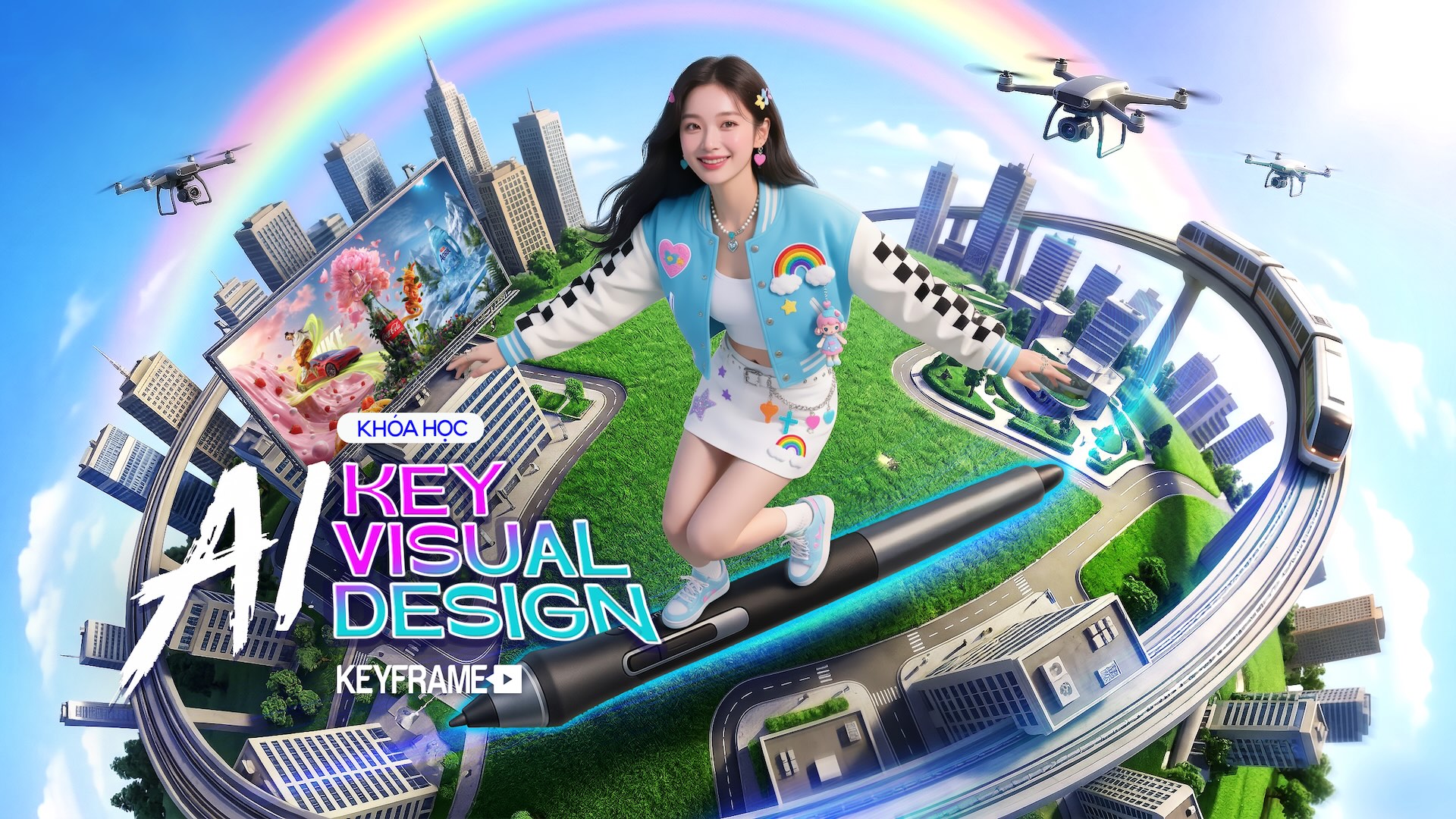 Khóa học Thiết Kế AI Key Visual Design