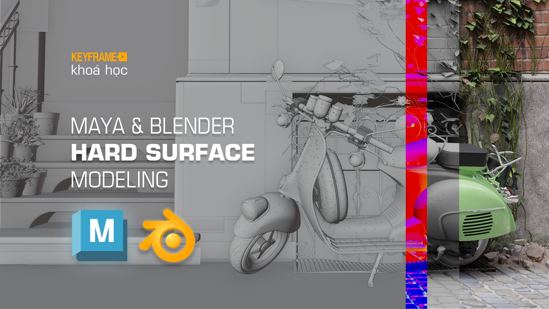 Khoá Học Maya & Blender Hard Surface Modeling