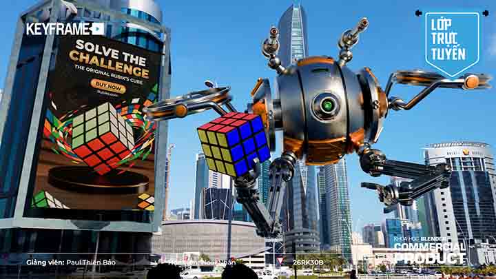 Robot & Rubik