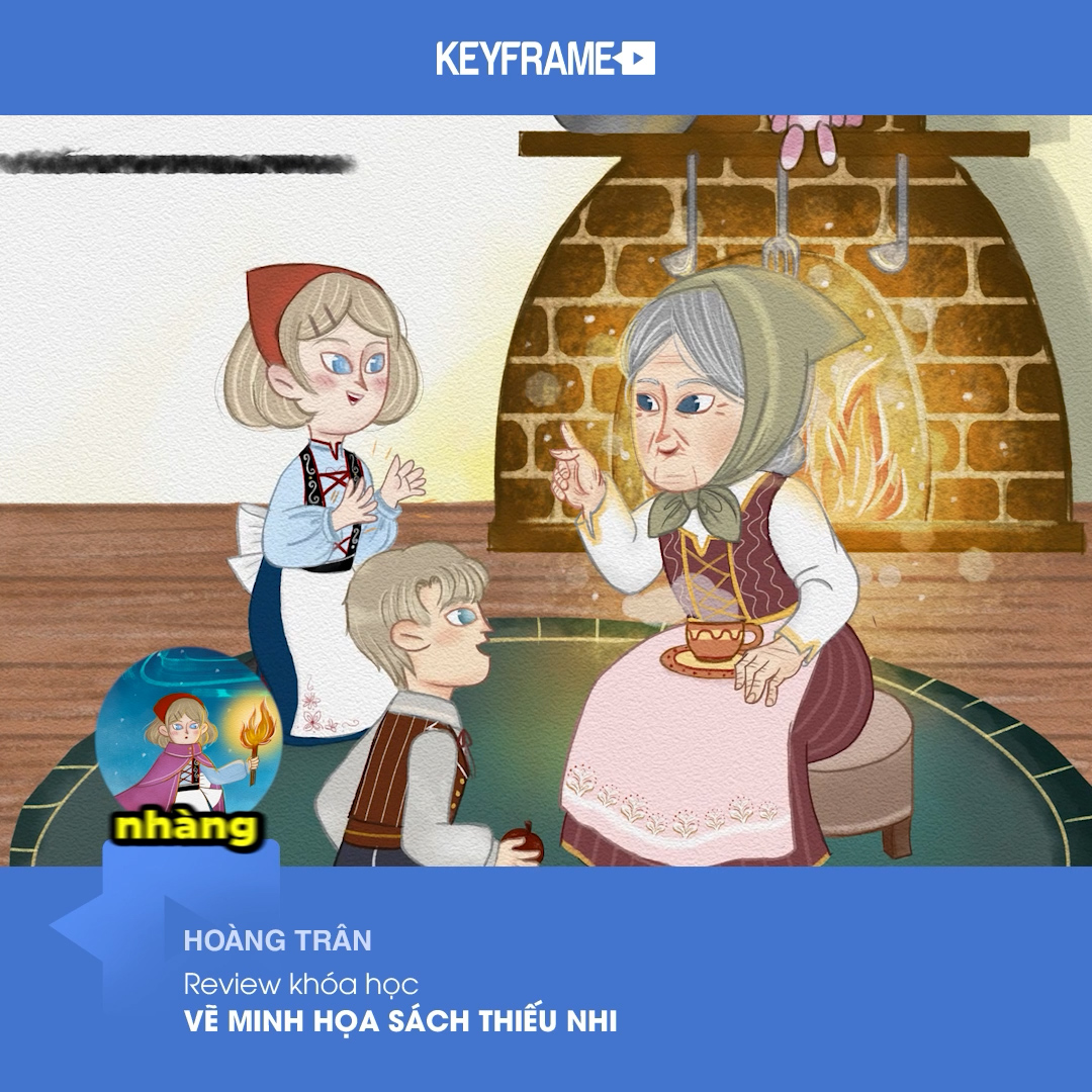 Review Khóa học Vẽ Minh Họa Sách Thiếu Nhi 25OK02N