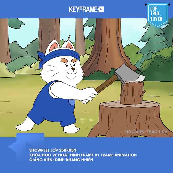Showreel khóa học Vẽ hoạt hình Frame by Frame Animation 25RK05N