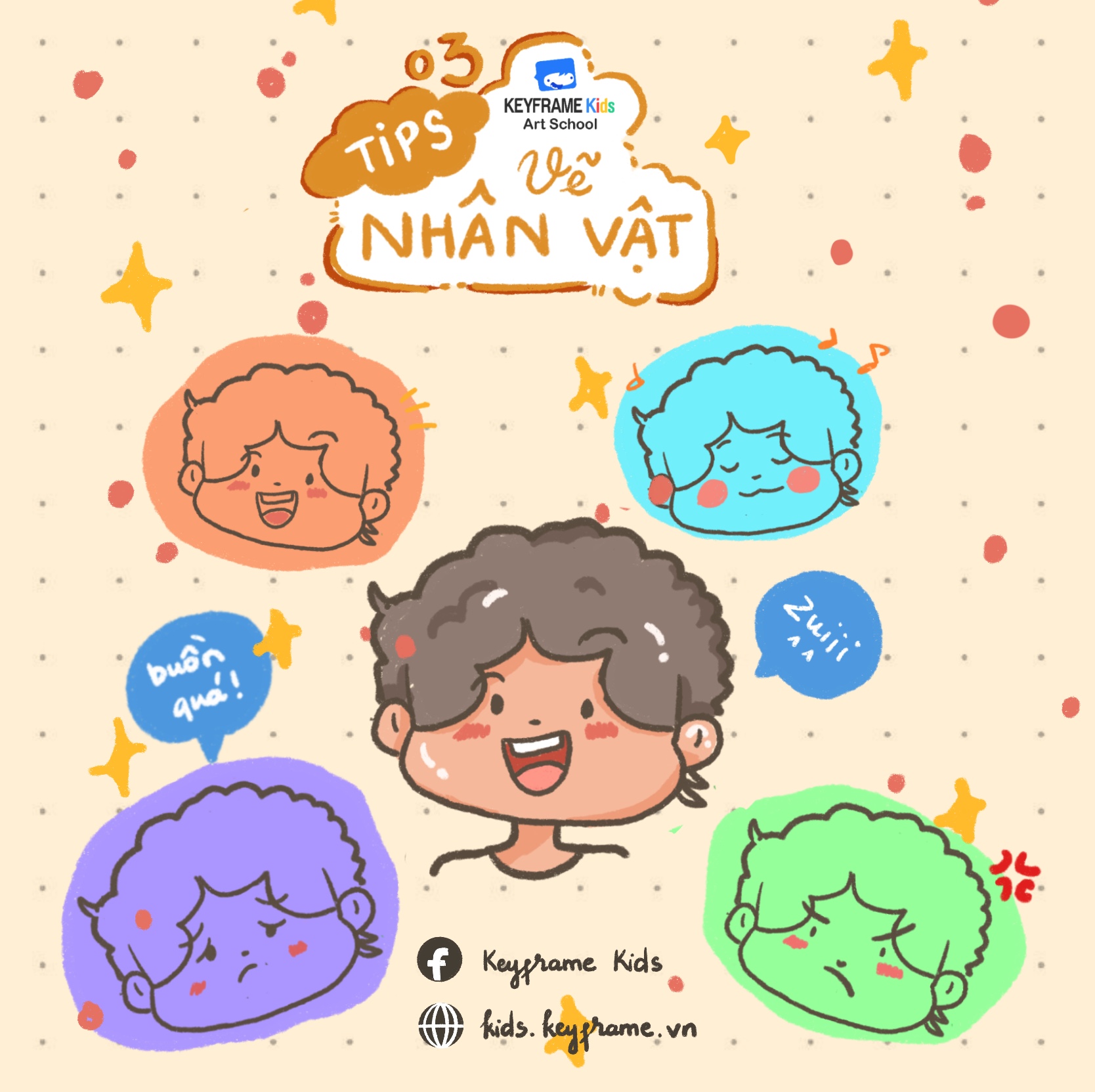 Tips vẽ nhân vật siêu cute cho bé cực dễ dàng