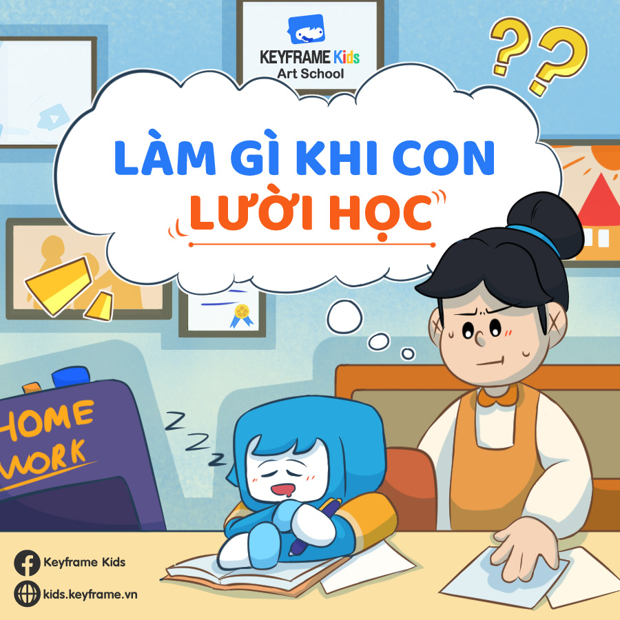 Làm gì khi con lười học, không tự giác?